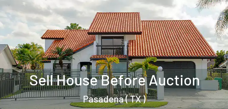  Sell House Before Auction Pasadena ( TX )